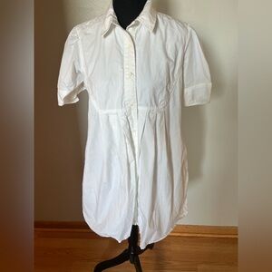 Urban Outfitters White‎ Shirt Dress Size M